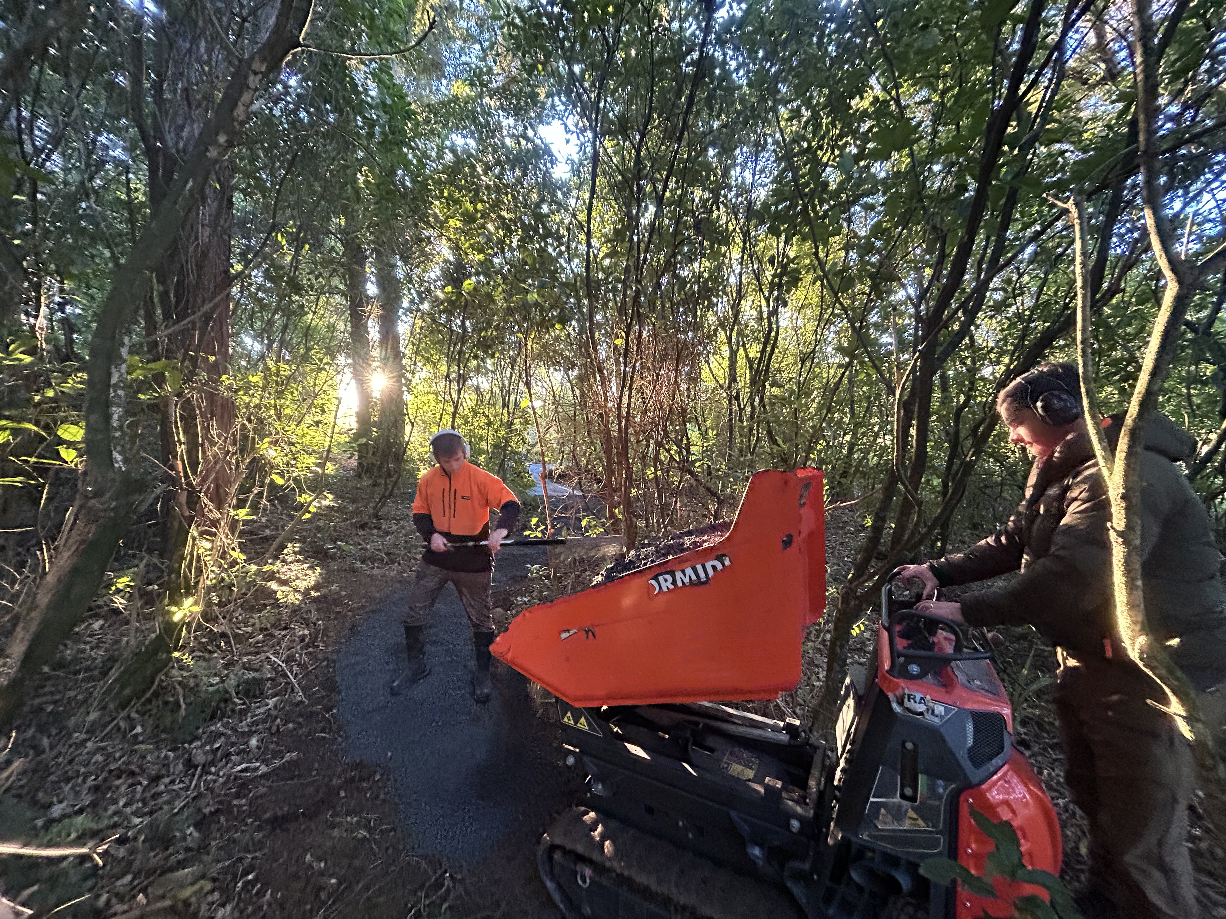 Track gravelling work in Nelson/Tasman